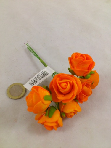 Foam medi rose 3 cm orange (7 p.)